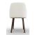 Adel Fabric/Wood Customizable Dining Armchair w/Wooden Base