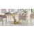 Barnard Glass/Steel Dining Table