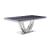 Cambrie Faux Marble/Steel Dining Table