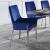 Cambrie Velvet/Steel Dining Side Chair