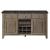 Charnell Marble/Wood Server w/3 Drawers & 2 Doors