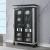 Varian II Glass/Wood Curio w/2 Doors & 2 Drawers