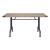 Edina Wood/Metal Rectangular Dining Table