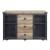 Edina Wood/Metal Server w/2 Doors & 3 Drawers