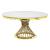 Fallon Faux Marble Round Dining Room Set