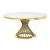 Fallon Faux Marble Round Dining Room Set