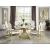 Fallon Faux Marble Round Dining Room Set