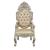 Sorina PU/Wood Tufted Dining Arm Chair