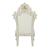 Adara PU/Wood Tufted Dining Side Chair