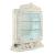 Adara Glass/Wood Curio w/Lighting