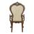 Latisha Fabric/Wood Dining Arm Chair
