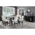 Hussein Marble/Wood Dining Room Counter Set