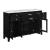 Hussein Marble/Wood Server w/4 Doors & 6 Drawers