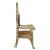 Bernadette Fabric/Wood Dining Arm Chair