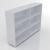 Nova Office Bookcase w/2 Shelves & Plexiglas Insert