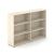 Nova Office Bookcase w/2 Shelves & Plexiglas Insert