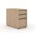 Nova Desk High Pedestal w/3 Drawers & Central Locking