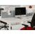 Nova Fabric Desk Screen w/Metal Frame for HPL 55.1