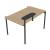 Zedo Single Office Desk for 1 Person w/Side Shelf