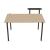 Zedo Single Office Desk for 1 Person w/Side Shelf