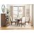 Abode Salter/Doyle Round Wood Extendable Dining Room Set