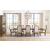 Abode Zane Trestle Rectangular Wood Extendable Dining Room Set