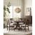 Kafe W54-inch Round Wood Quad Table