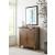 Kafe W80-inch Rectangular Wood Trestle Extendable Dining Room Set