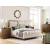 Abode Karis Wood/Fabric Upholstered Bed