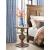 Ansley Barden Round Wood End Table