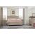 Cambric Sova Wood Panel Bed