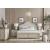 Cambric Vignette Wood Panel Bed, King Size