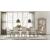 Cambric Daniella Fabric/Wood Upholstered Side Chair