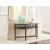 Eldon Curved Wood Console Table