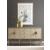 Lenox Carrera Wood/Metal Sideboard w/4 Doors & 3 Drawers