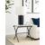Milan Acquisitions Bunching Rectangular Metal/Glass Coffee Table Set