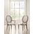 Milan Clover Fabric/Wood Side Chair
