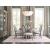 Milan Hartford Round Wood Extendable Dining Table
