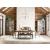 Modern Forge Laredo Rectangular Wood Extendable Dining Room Set