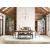 Modern Forge Laredo Rectangular Wood Extendable Dining Table