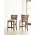 Skyline Performance Fabric/Wood Counter Height Set