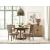 Skyline Knox Round Wood Extendable Dining Room Set