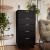 Granville W23.62-inch Tall Narrow Wood Dresser w/5 Full Extension Drawers