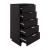 Granville W23.62-inch Tall Narrow Wood Dresser w/5 Full Extension Drawers