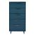Granville W23.62-inch Tall Narrow Wood Dresser w/5 Full Extension Drawers