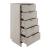 Granville W23.62-inch Tall Narrow Wood Dresser w/5 Full Extension Drawers