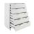 Granville 45.27-inch Tall Wood Dresser w/5 Full Extension Drawers