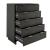 Granville 45.27-inch Tall Wood Dresser w/5 Full Extension Drawers