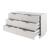 Granville 55.07-inch Wide Wood Double Dresser w/6 Full Extension Drawers