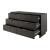 Granville 55.07-inch Wide Wood Double Dresser w/6 Full Extension Drawers